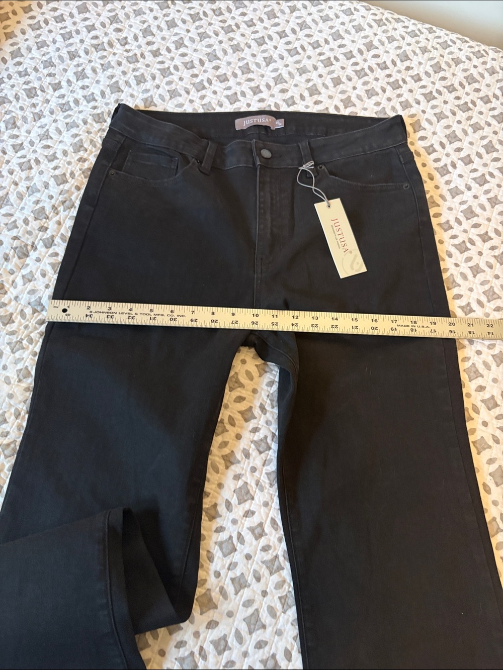 Just USA Black Flare Jeans - Wide Leg - Picture 4 of 7